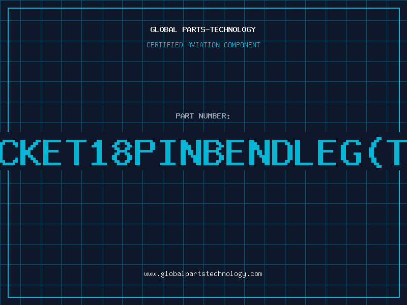 Aviation Part ICSOCKET18PINBENDLEGTAIWA