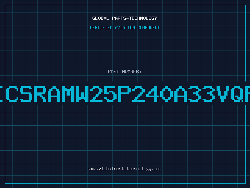 Aviation Part ICSRAMW25P240A33VQF