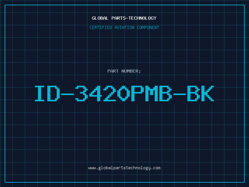 Aviation Part ID-3420PMB-BK