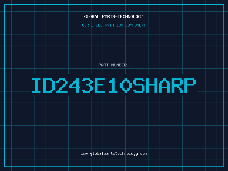 Aviation Part ID243E10Sharp