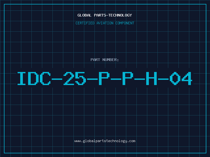 Aviation Part IDC-25-P-P-H-04