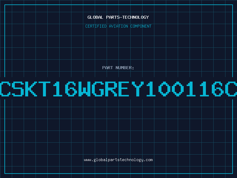 Aviation Part IDCSKT16WGREY100116CY1