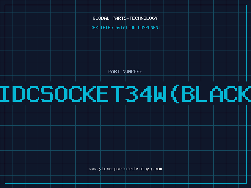 Aviation Part IDCSOCKET34W(BLACK