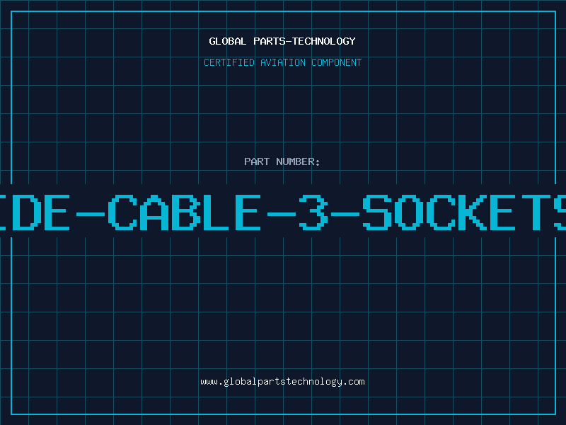 Aviation Part IDE-CABLE-3-SOCKETS