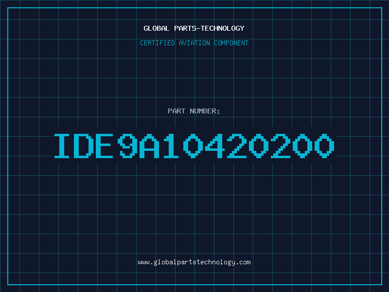 Aviation Part IDE9A10420200