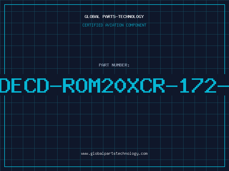 Aviation Part IDECD-ROM20XCR-172-B