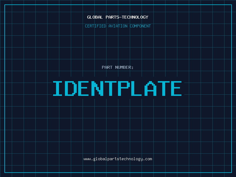 Aviation Part IDENTPLATE