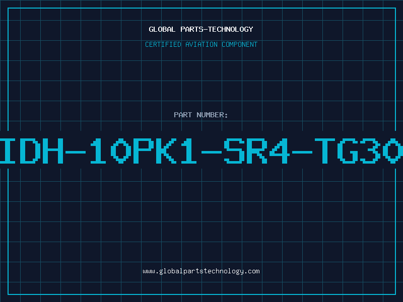 Aviation Part IDH-10PK1-SR4-TG30