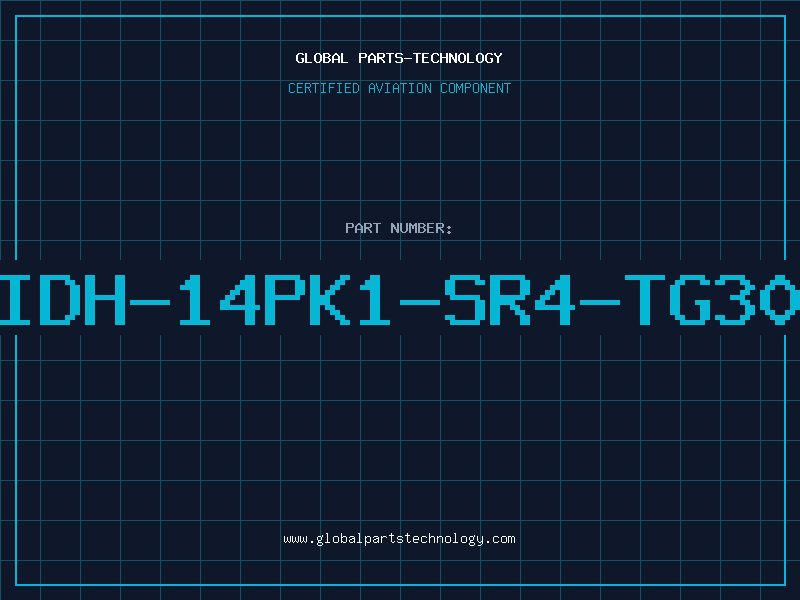 Aviation Part IDH-14PK1-SR4-TG30