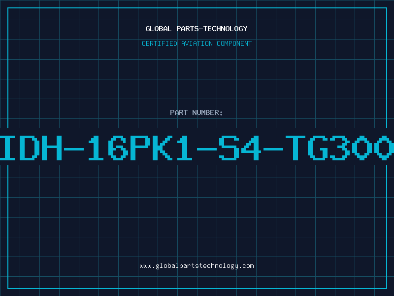 Aviation Part IDH-16PK1-S4-TG300