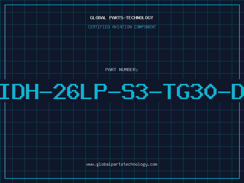 Aviation Part IDH-26LP-S3-TG30-D
