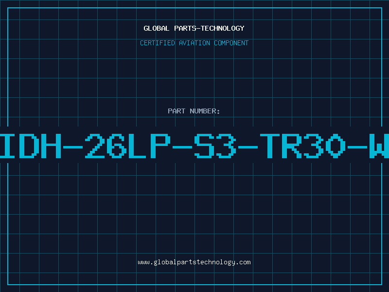 Aviation Part IDH-26LP-S3-TR30-W