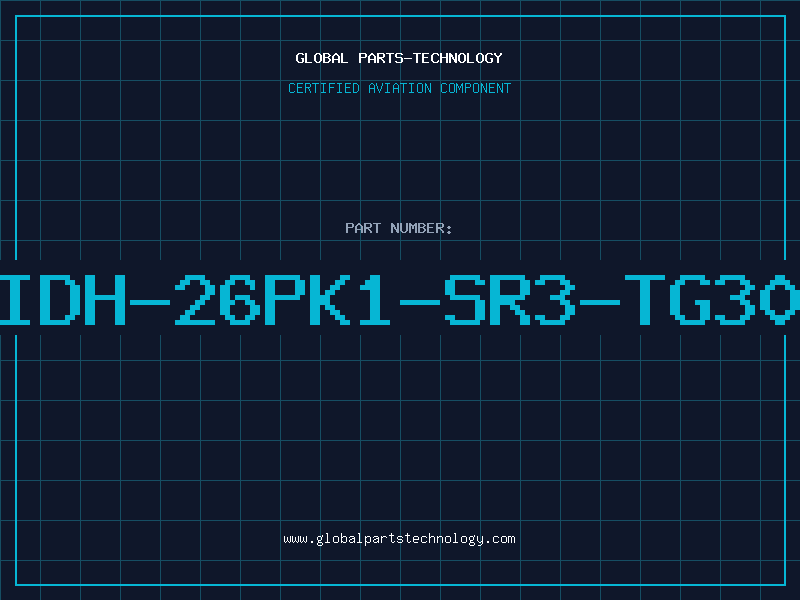 Aviation Part IDH-26PK1-SR3-TG30