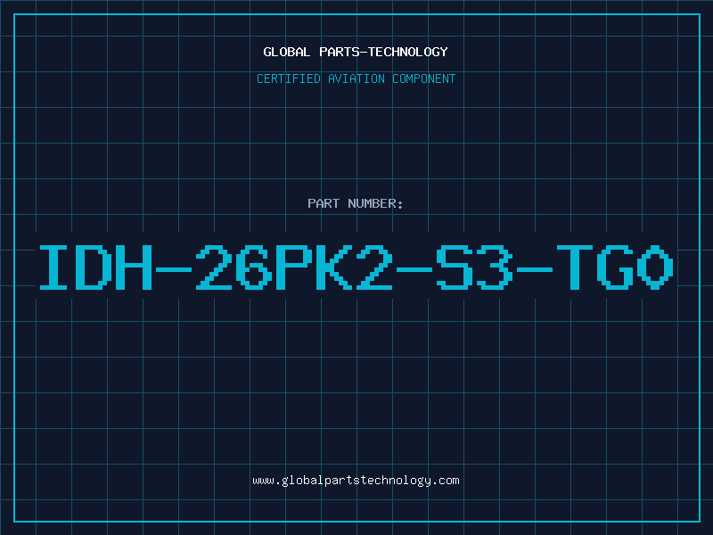 Aviation Part IDH-26PK2-S3-TG0