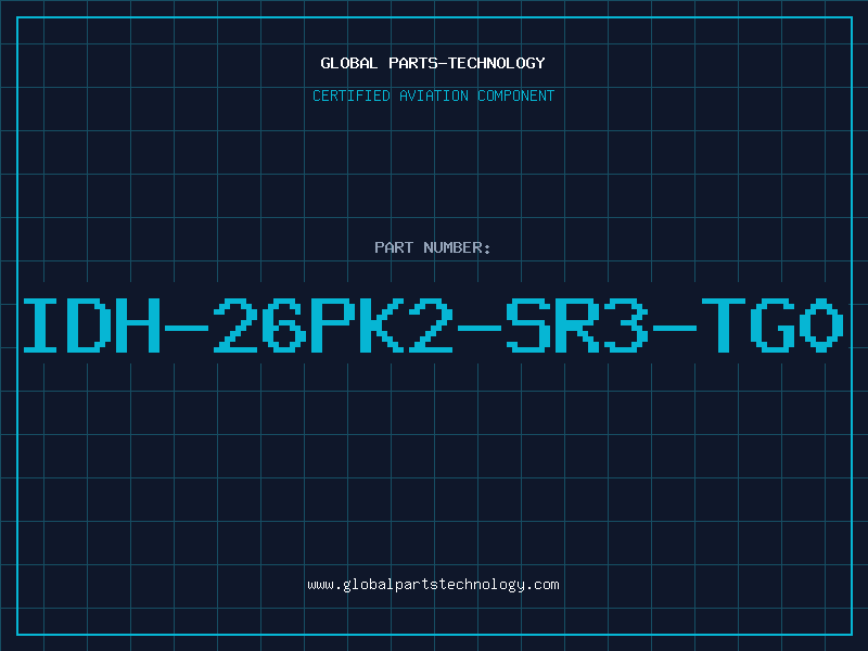 Aviation Part IDH-26PK2-SR3-TG0