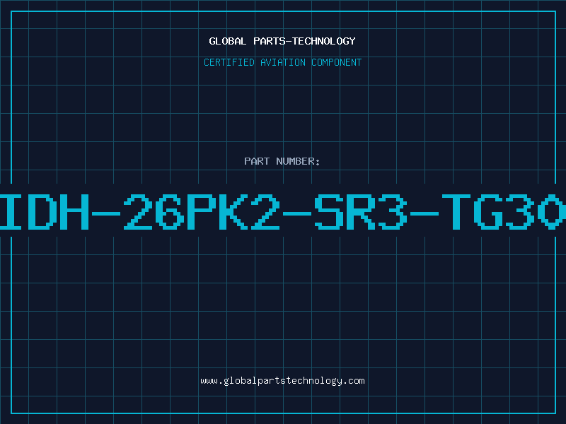 Aviation Part IDH-26PK2-SR3-TG30