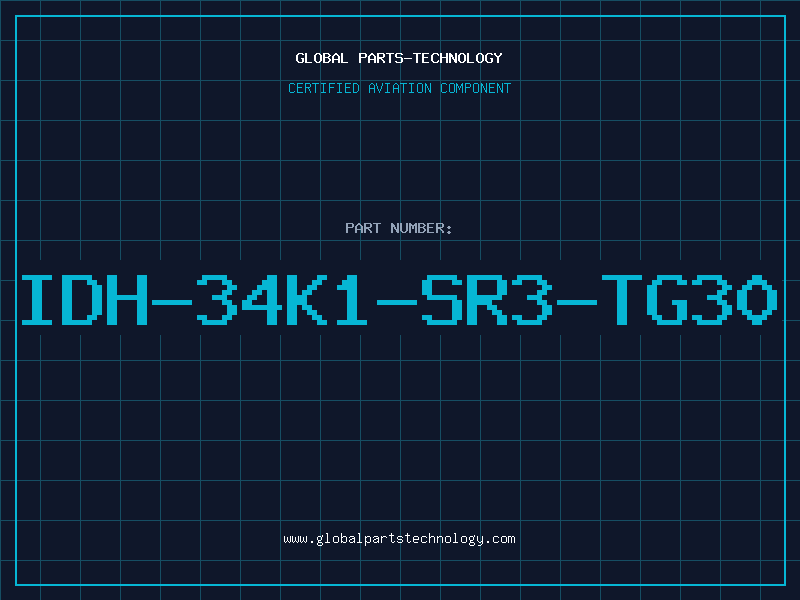 Aviation Part IDH-34K1-SR3-TG30