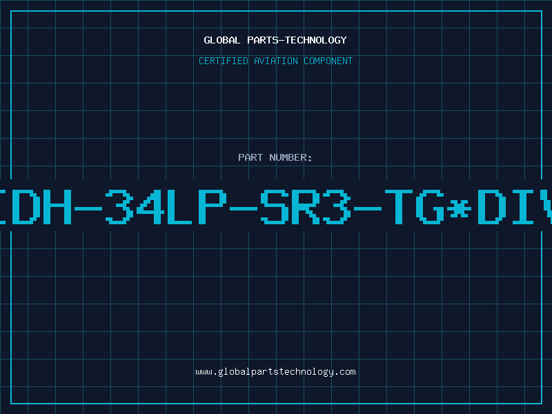 Aviation Part IDH-34LP-SR3-TG*DIV
