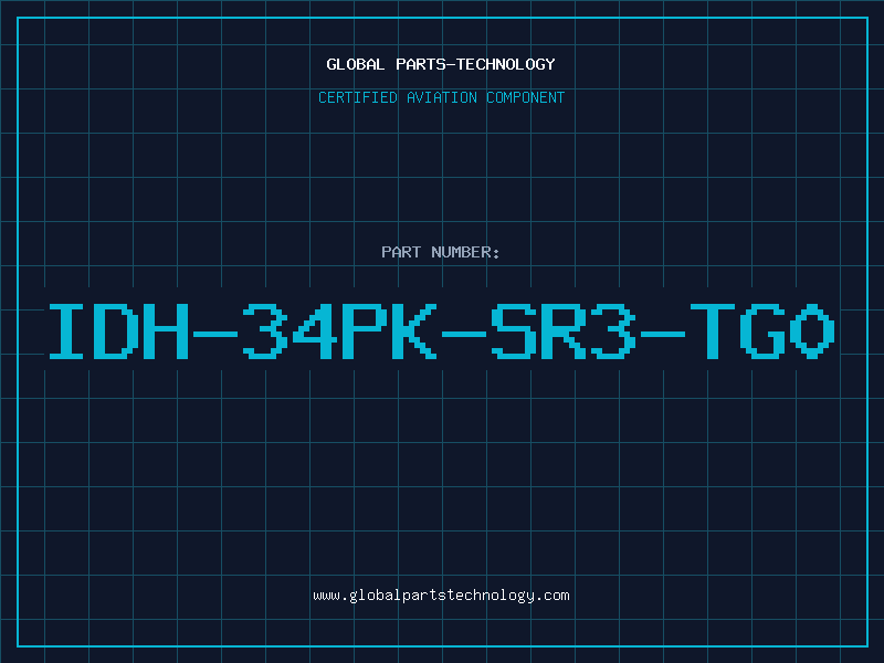 Aviation Part IDH-34PK-SR3-TG0