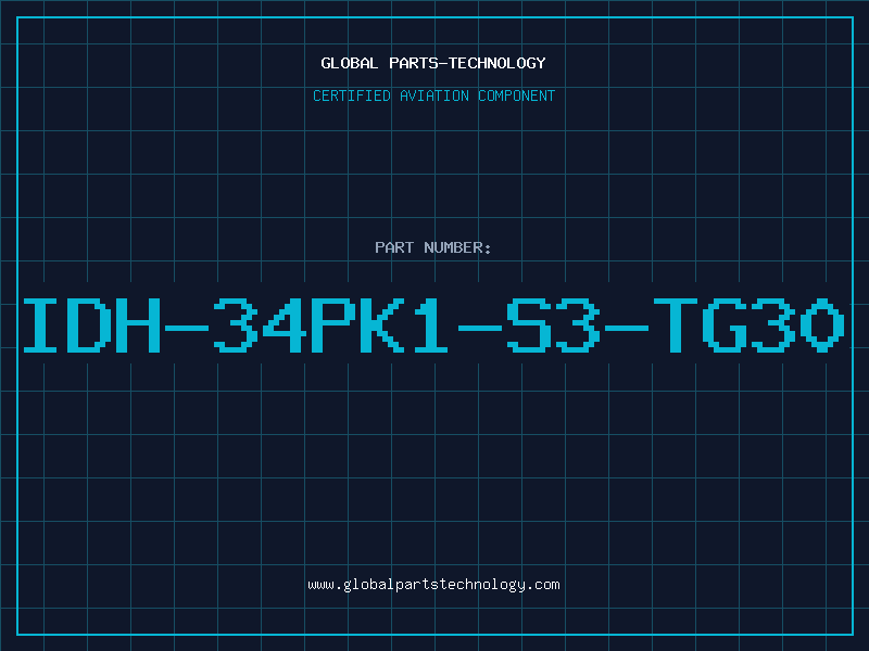 Aviation Part IDH-34PK1-S3-TG30