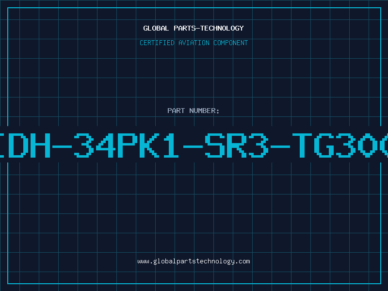 Aviation Part IDH-34PK1-SR3-TG300
