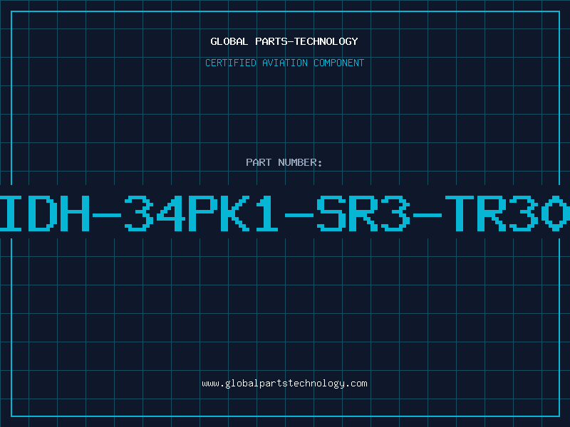 Aviation Part IDH-34PK1-SR3-TR30