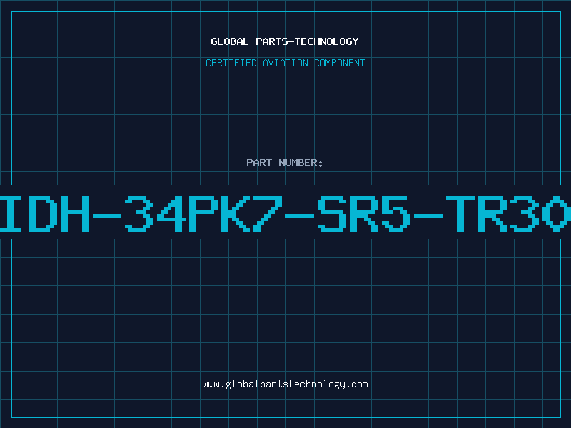 Aviation Part IDH-34PK7-SR5-TR30