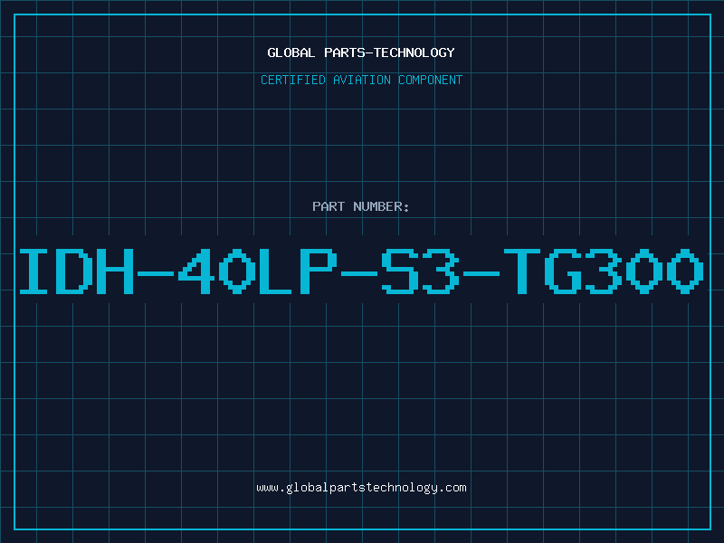 Aviation Part IDH-40LP-S3-TG300