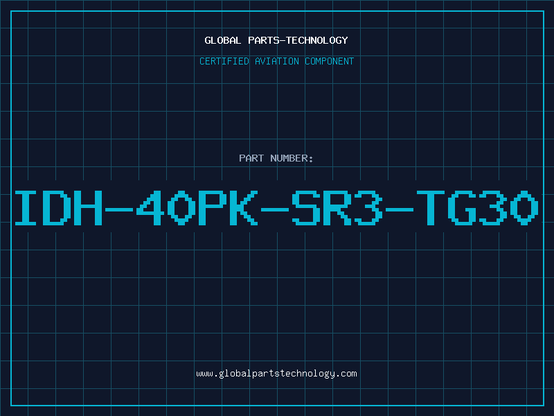Aviation Part IDH-40PK-SR3-TG30