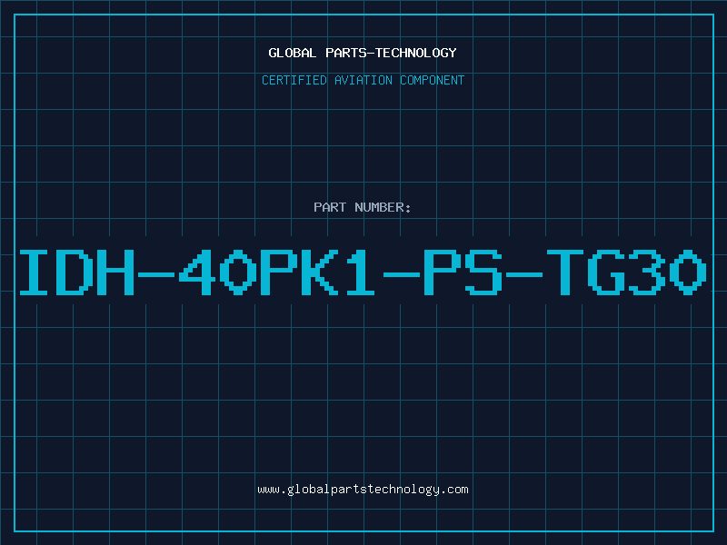 Aviation Part IDH-40PK1-PS-TG30