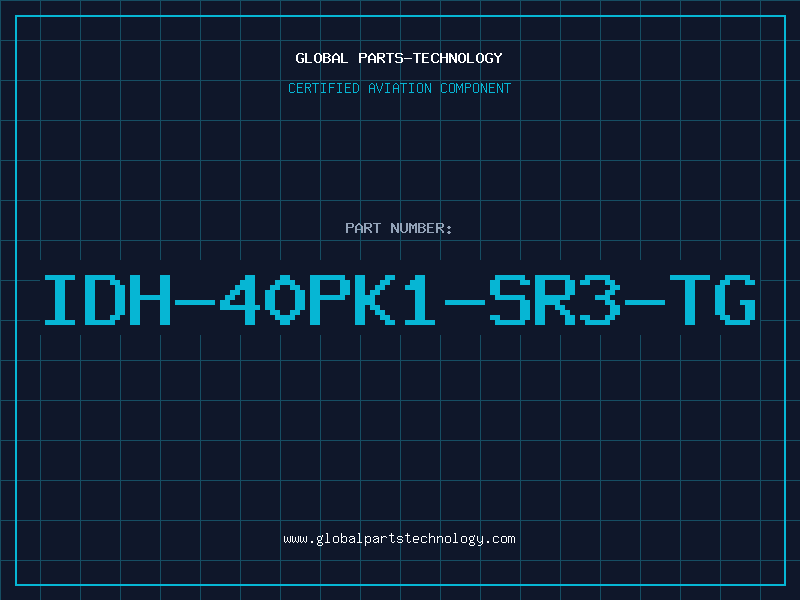 Aviation Part IDH-40PK1-SR3-TG