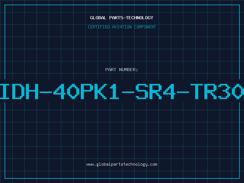 Aviation Part IDH-40PK1-SR4-TR30