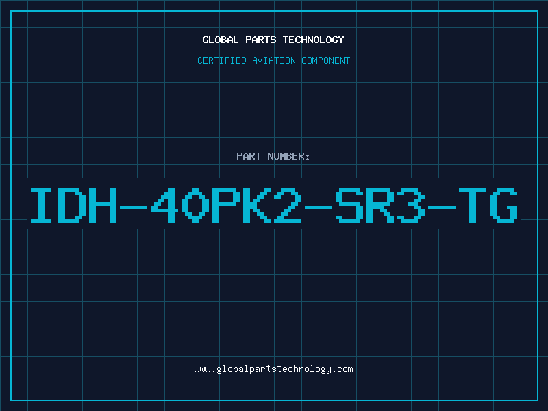 Aviation Part IDH-40PK2-SR3-TG