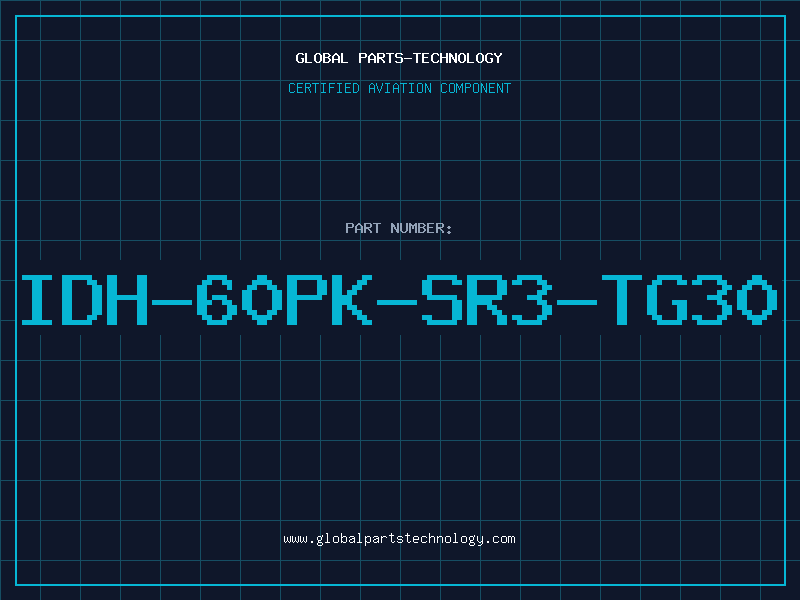 Aviation Part IDH-60PK-SR3-TG30