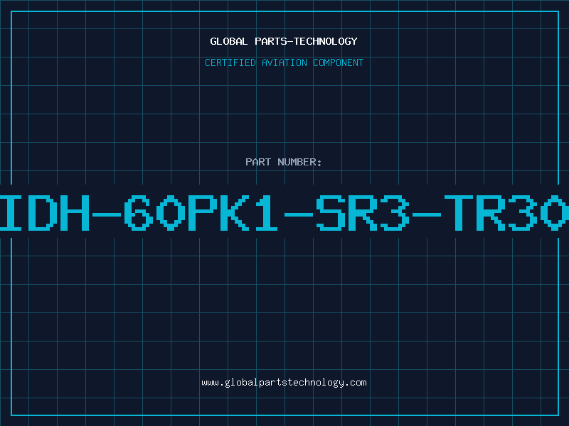 Aviation Part IDH-60PK1-SR3-TR30