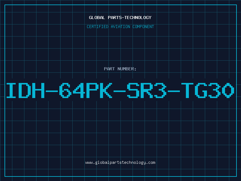 Aviation Part IDH-64PK-SR3-TG30