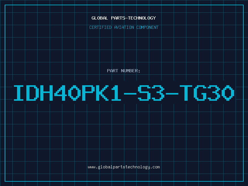 Aviation Part IDH40PK1-S3-TG30