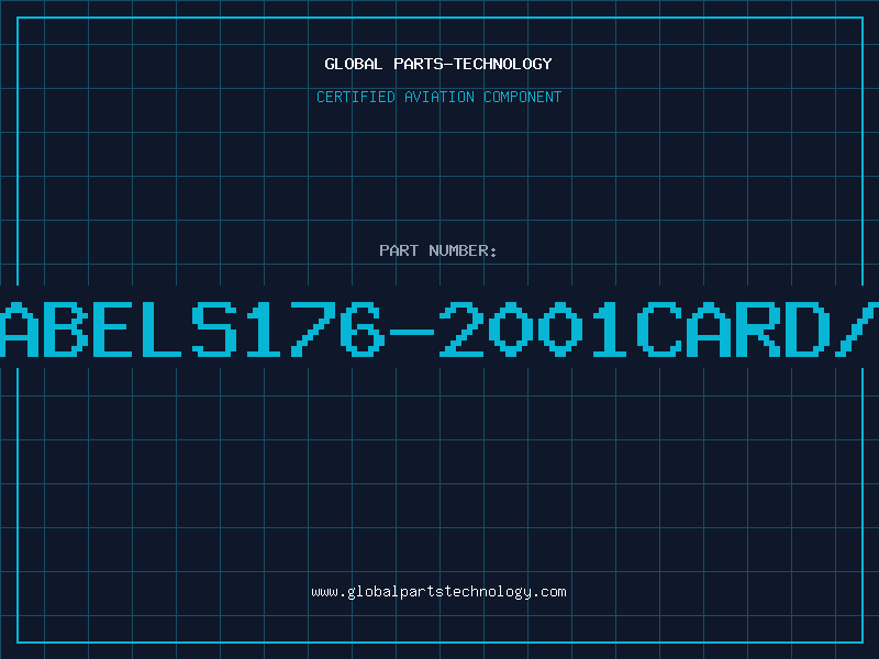 Aviation Part IDLABELS176-2001CARD/BOX