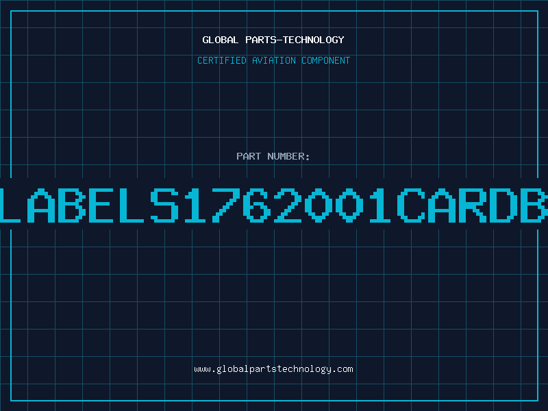 Aviation Part IDLABELS1762001CARDBOX
