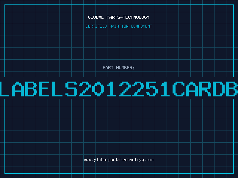 Aviation Part IDLABELS2012251CARDBOX