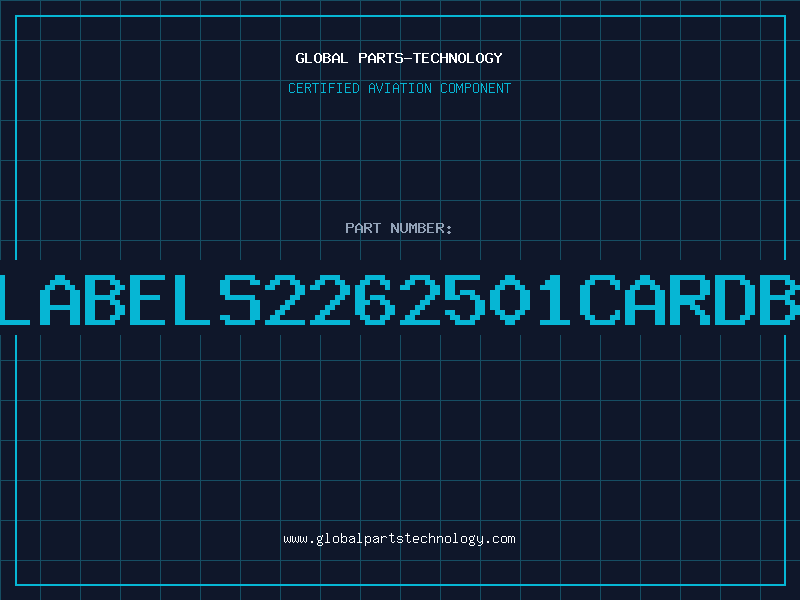 Aviation Part IDLABELS2262501CARDBOX