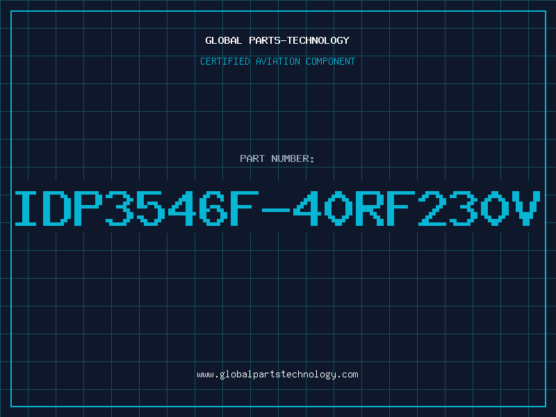 Aviation Part IDP3546F-40RF230V