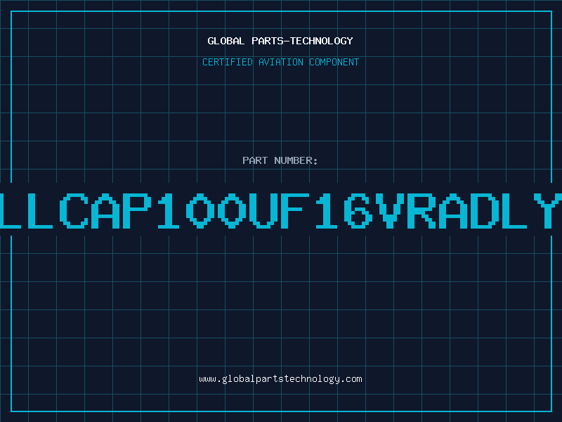 Aviation Part ILLCAP100UF16VRADLYT