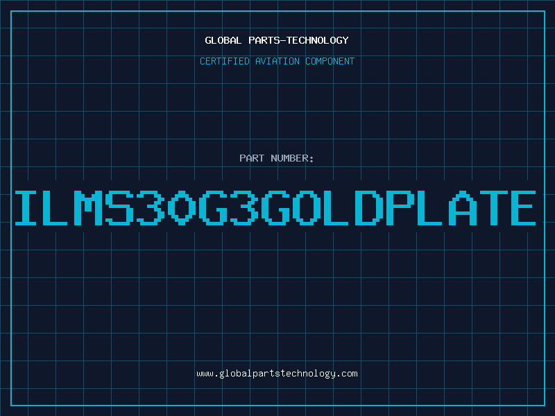 Aviation Part ILMS30G3GOLDPLATE