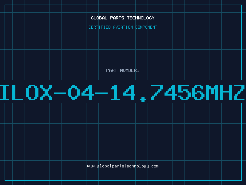 Aviation Part ILOX-04-14.7456MHZ
