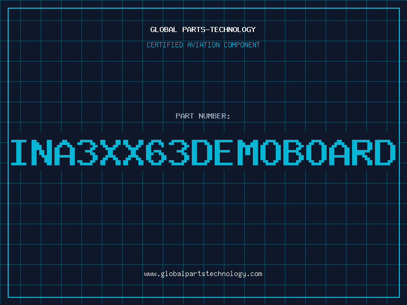 Aviation Part INA3XX63DEMOBOARD