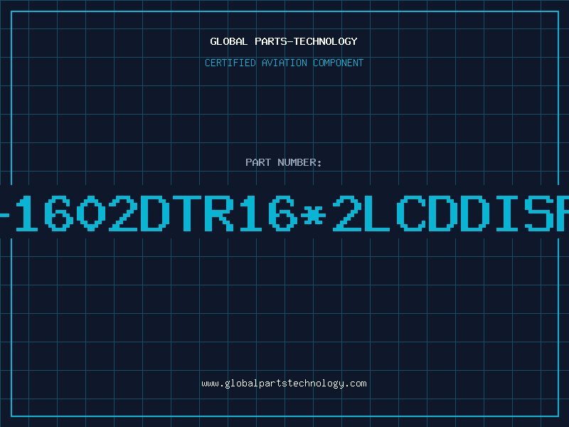 Aviation Part ITM-1602DTR16*2LCDDISPLAY