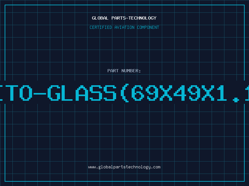 Aviation Part ITO-GLASS(69X49X1.1