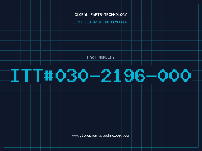 Aviation Part ITT#030-2196-000