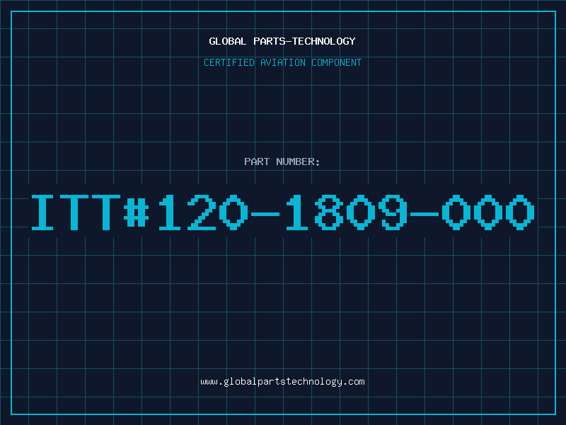 Aviation Part ITT#120-1809-000